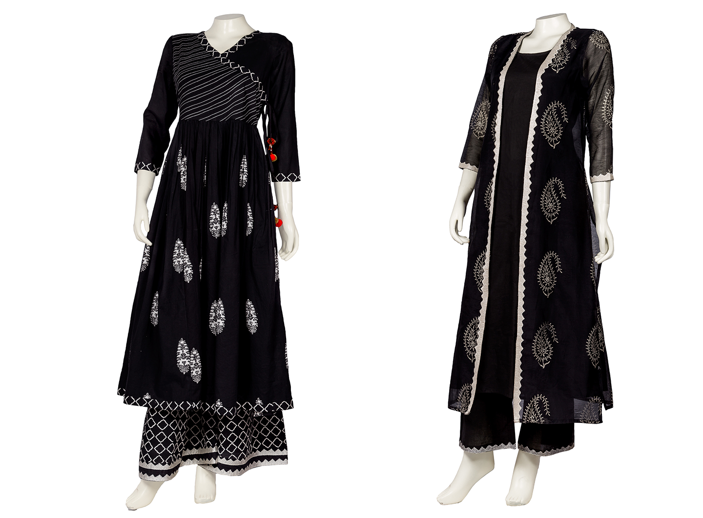 black kurtis online shopping