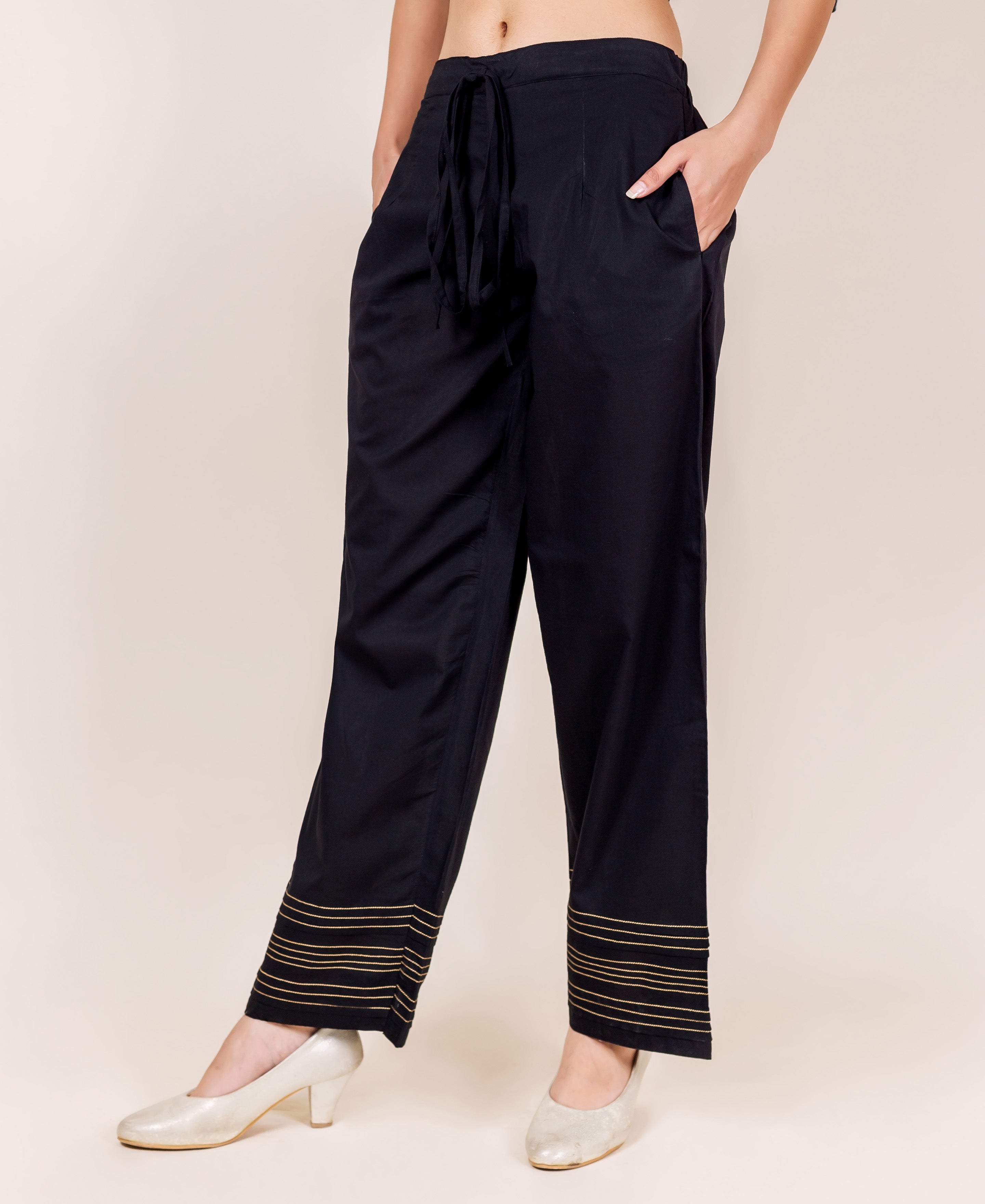 ONLY Trousers and Pants  Buy ONLY Women Solid Black Pants Online  Nykaa  Fashion