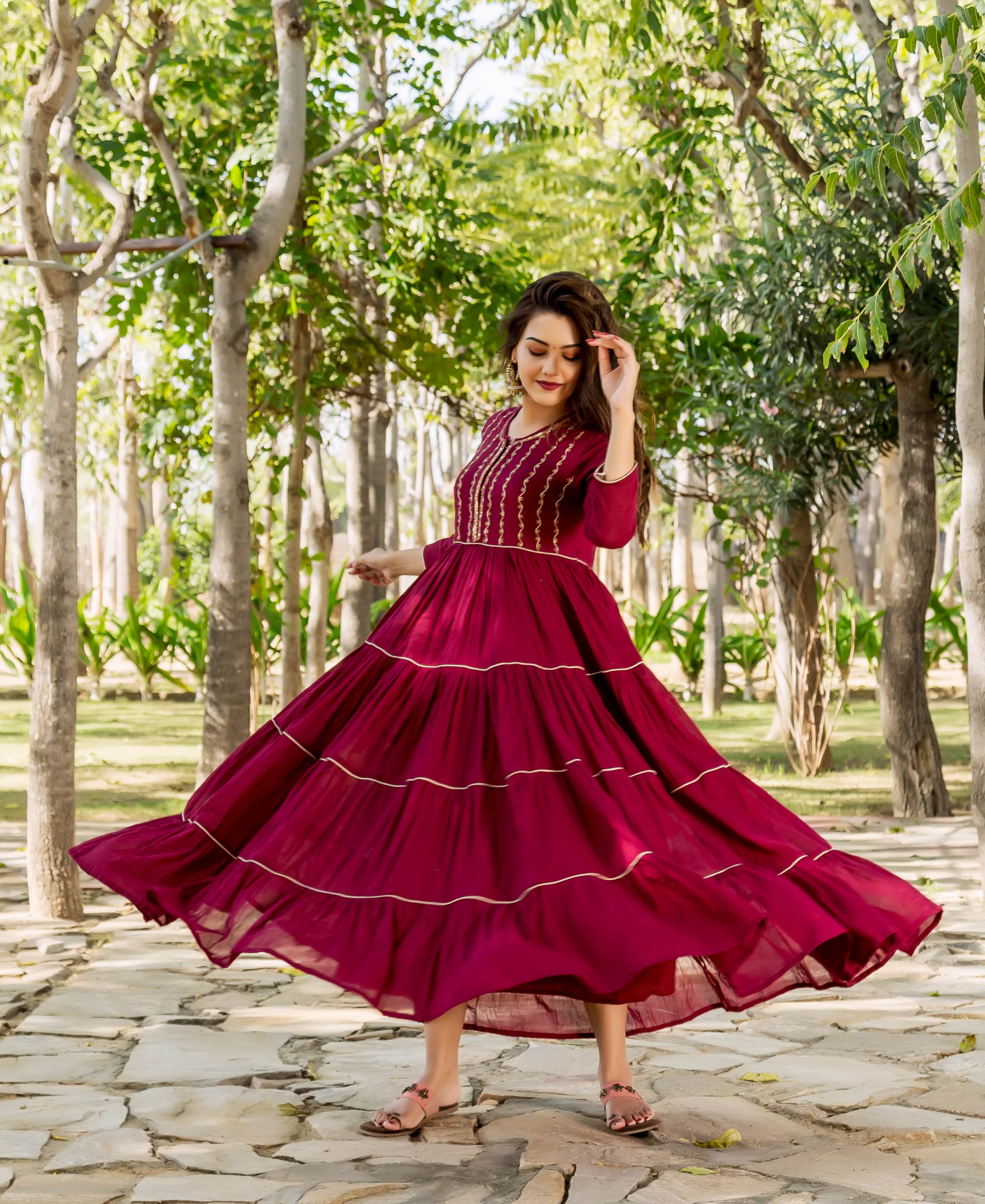 Groom and bridal dress in elegant white and maroon color – Nameera by Farooq