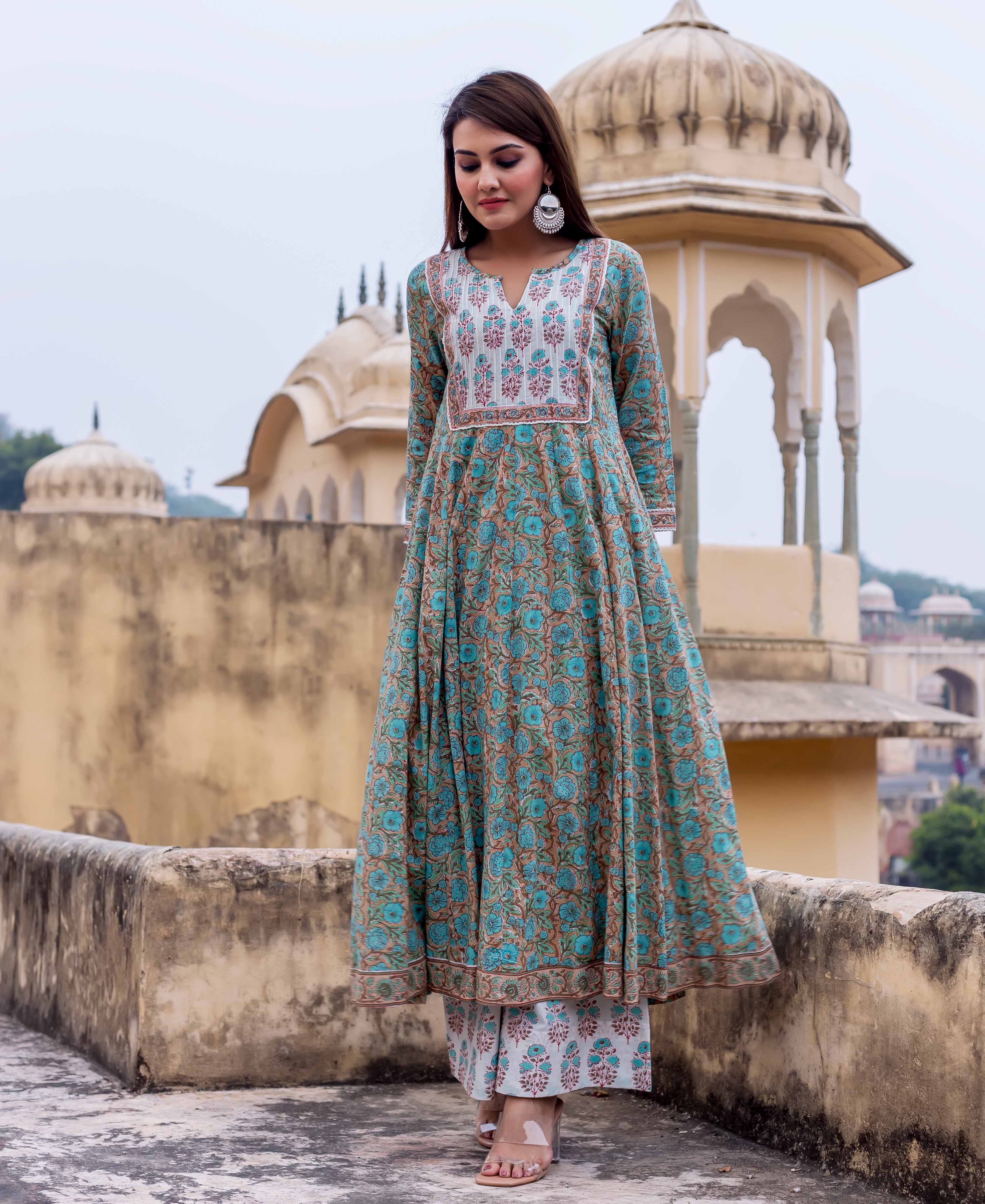 Anarkali lawn frocks sale